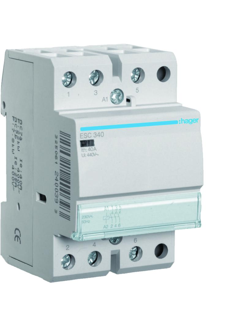 Stycznik modułowy 230V AC 3Z 40A AC-7A B ESC340 HAGER