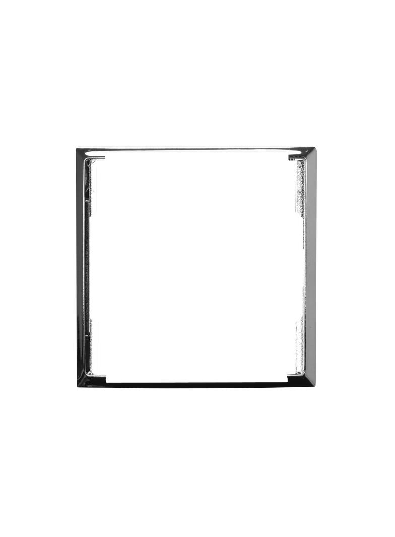 ARIA Ramka ozdobna do gniazd podwójnych do ramek - kolor srebro błysk