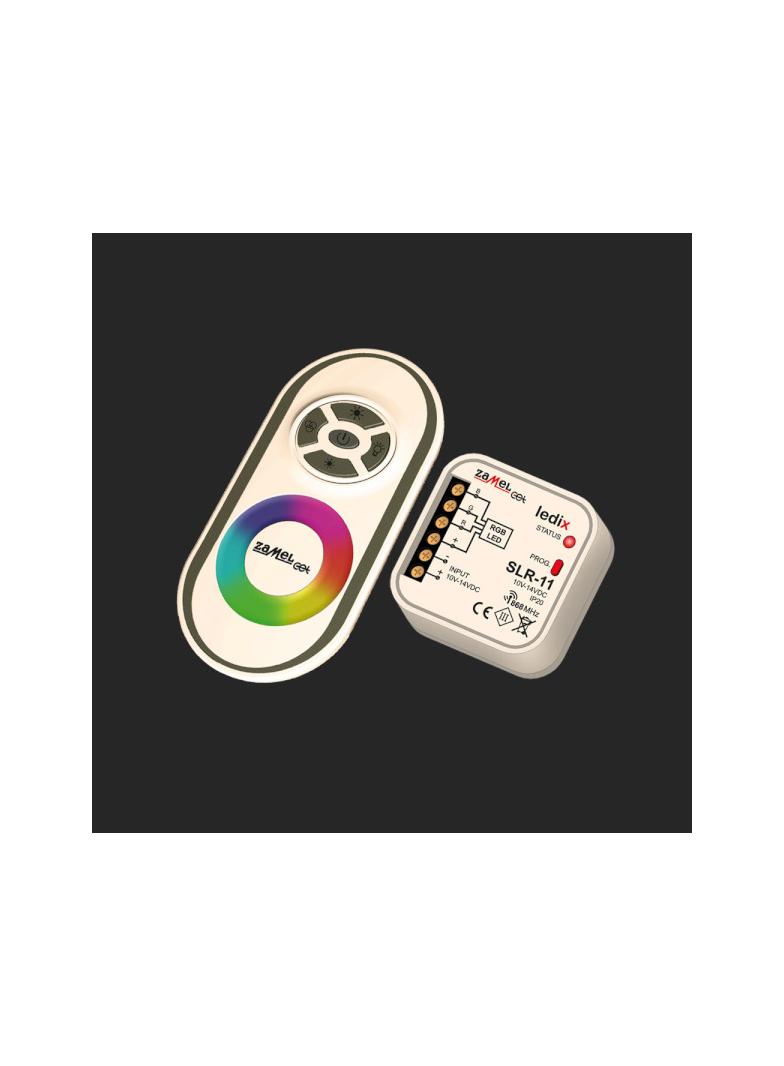 Sterownik RGB z pilotem TYP: SLR-11P