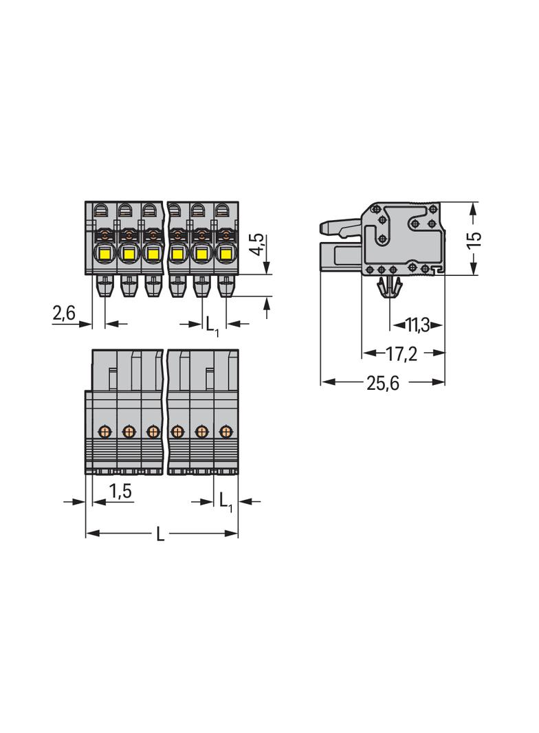 1-przewodowe gniazdo