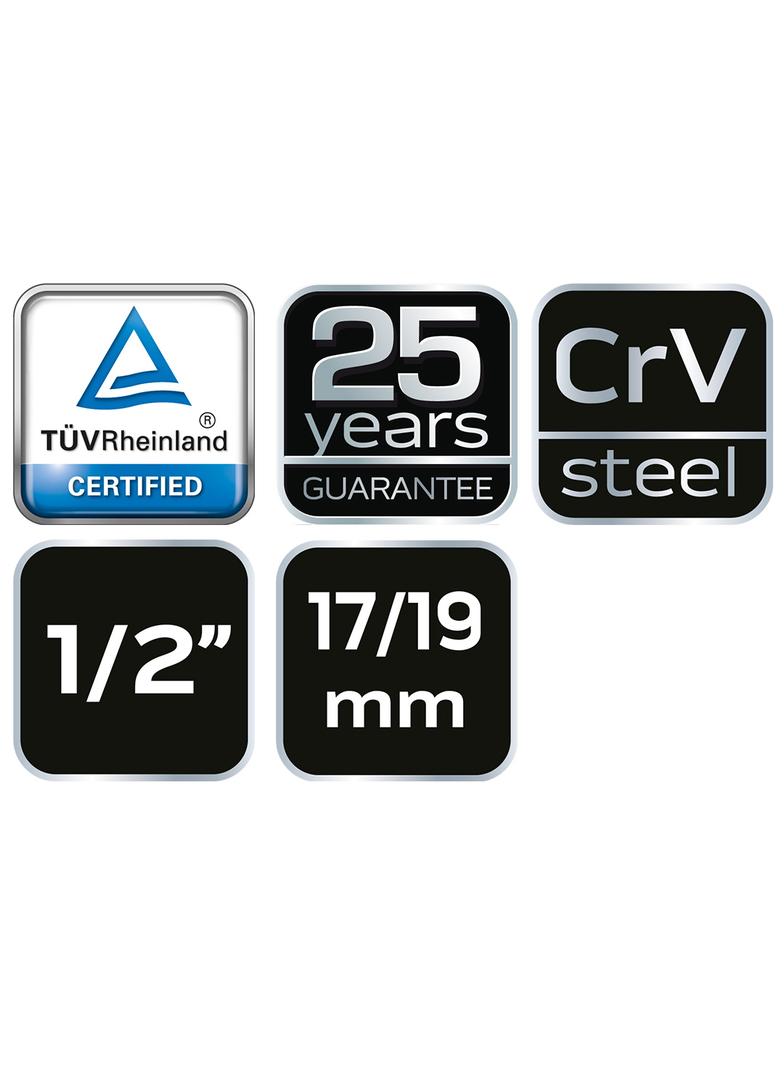 Klucz do kół 17 x 19 mm