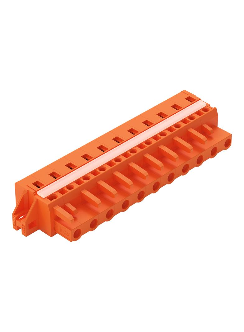 MCS-MIDI Classic gniazdo 11-bieg. pomarańczowe raster 7,62 mm /10szt./ WAGO