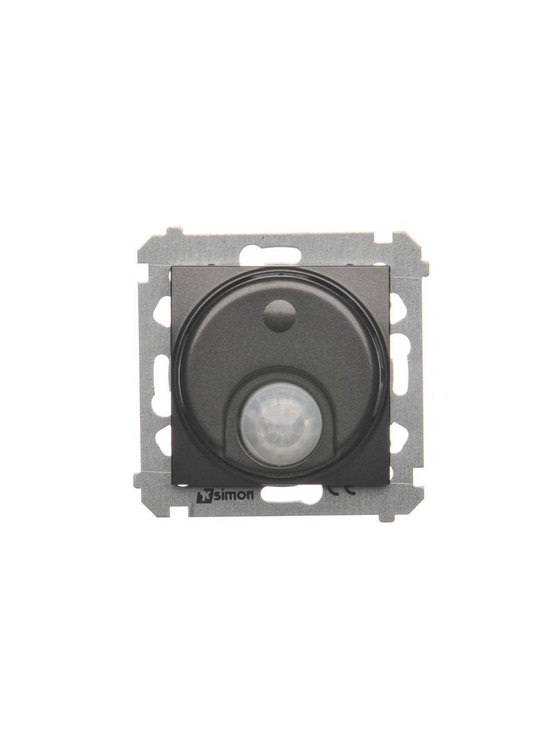 Simon 54 Łącznik z czujnikiem ruchu z przekaźnikiem z zabezpieczeniem 8(2)A 230V antracyt *Wymagana