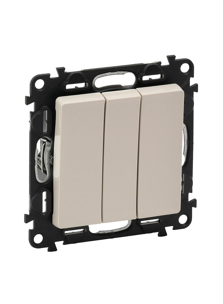Valena Life Łącznik Potrójny Kremowy 10Ax 250 V 752203 LEGRAND