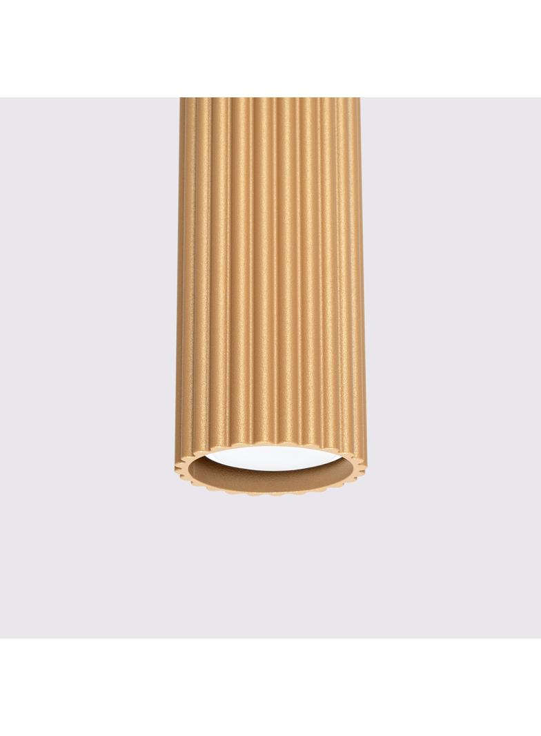 Sollux Lampa wisząca KARBON 1 złoty SL.1554