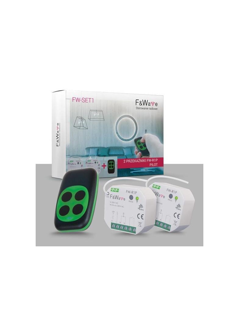 Zaprogramowany zestaw 2x FW-R1P + FW-KEY FW-SET1 F&F