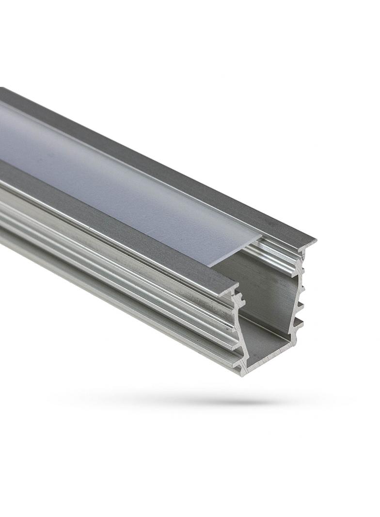 Profil Aluminiowy WOJDEEP z osłoną mleczną 1mb