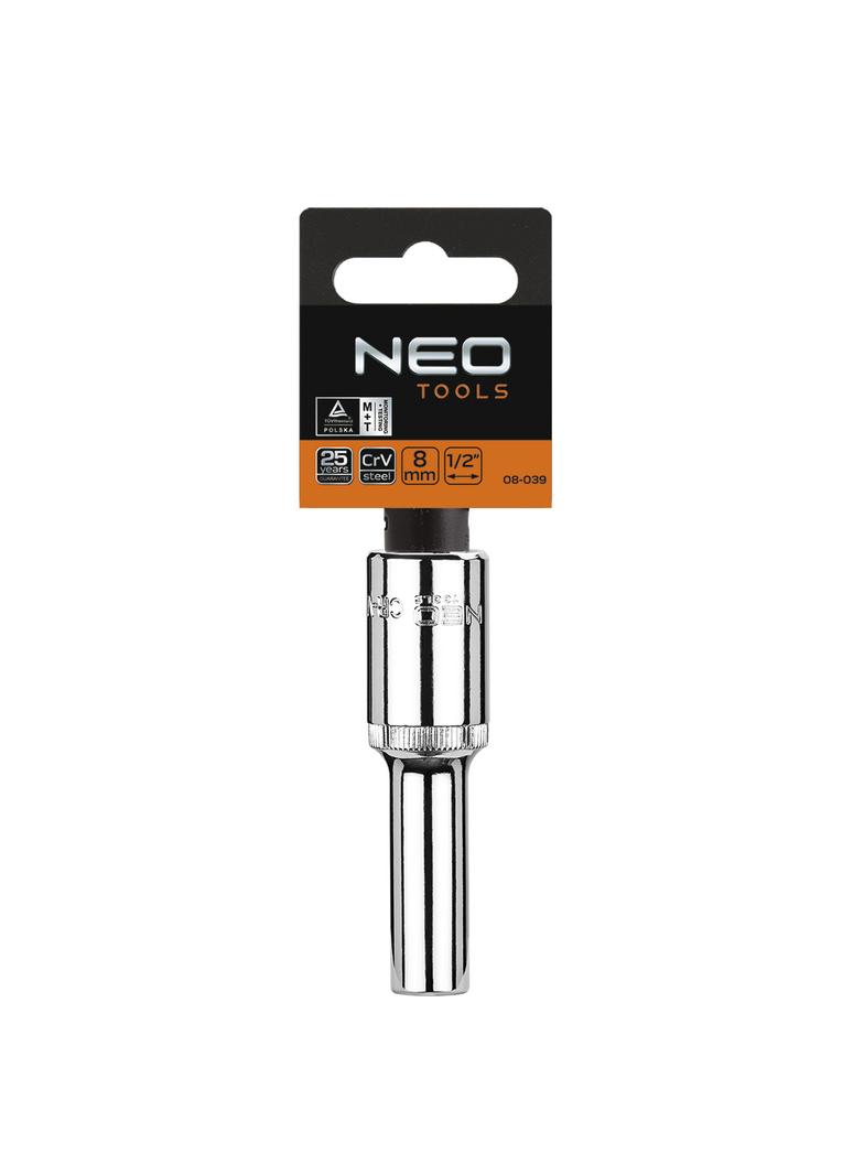 Nasadka sześciokątna długa 1/2", 10 mm, Superlock