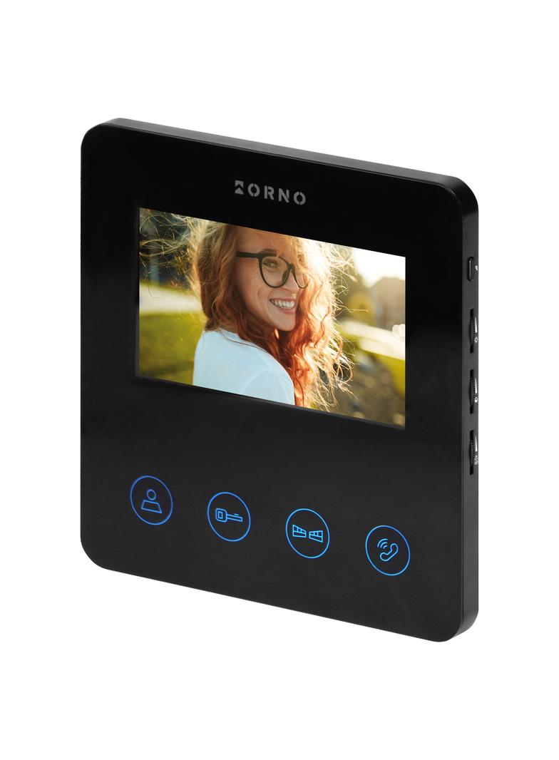 Zestaw wideodomofonowy bezsłuchawkowy monitor 4,3'' LCD z czytnikiem kart i breloków ORNO