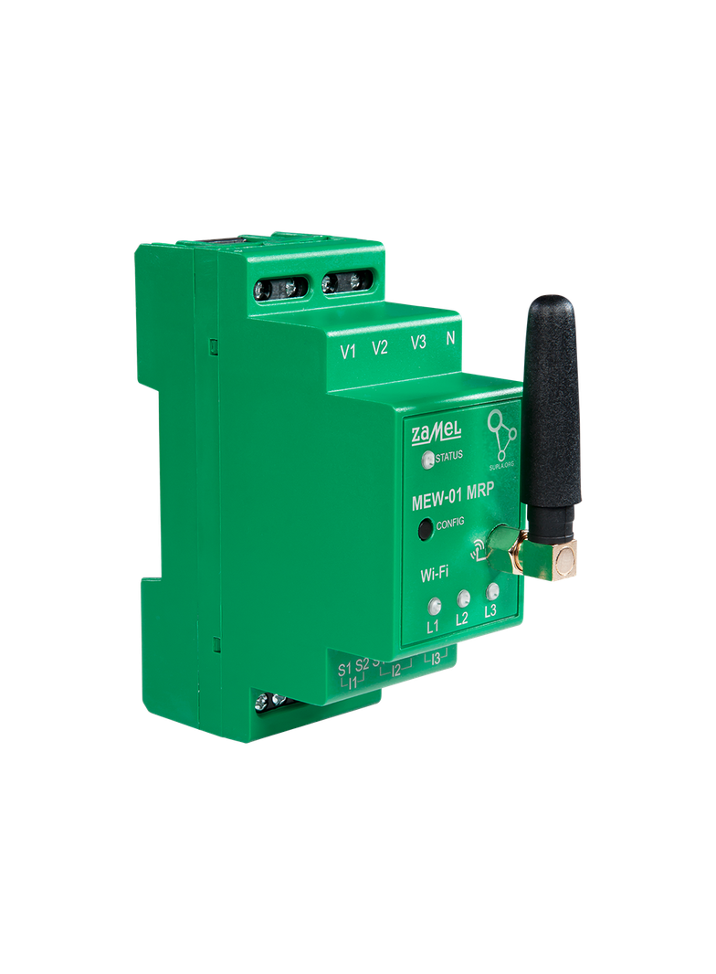 MONITOR ENERGII ELEKTRYCZNEJ WI-FI 3F+N DO WSPÓŁPRACY Z MODUŁEM ROZSZERZEŃ PRZEKŁADNIKÓW 200A LUB 40