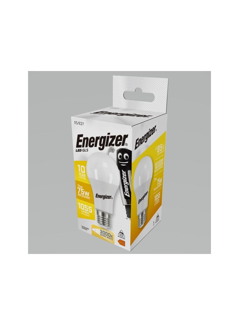 ENERGIZER ŻARÓWKA LED BULB 1055LM 75W E27 ciepła barwa 3000K 220° 220-240V