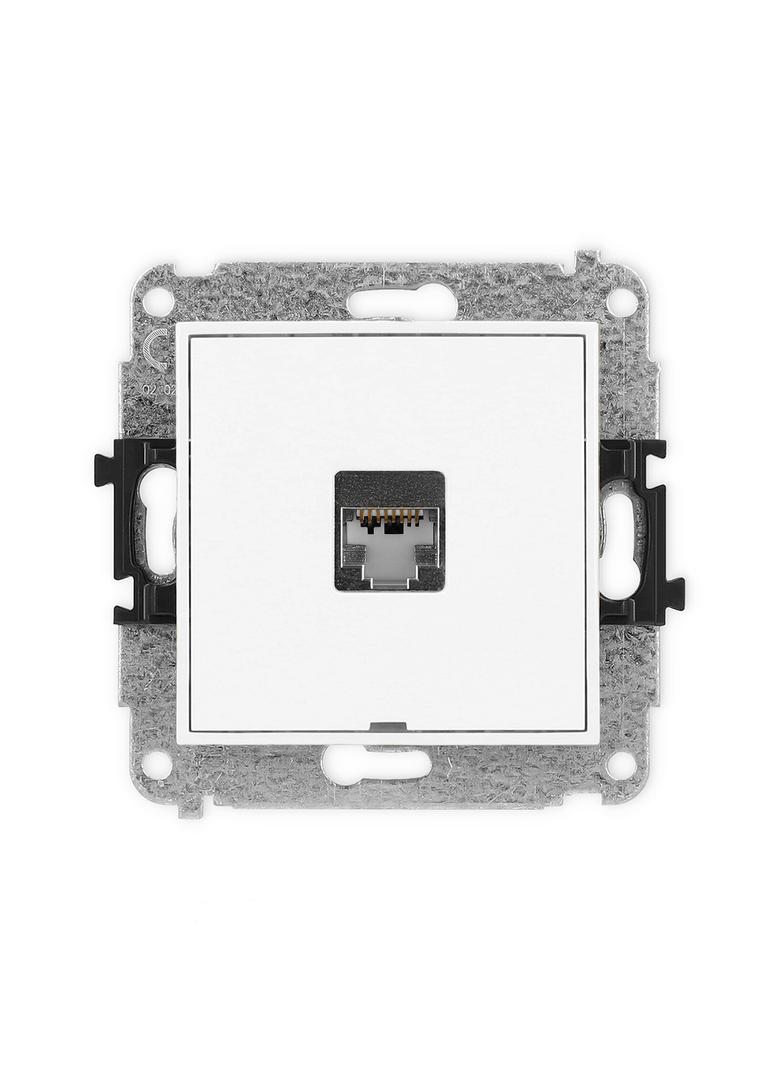 ICON Mechanizm gniazda komputerowego pojedynczego 1xRJ45, kat. 5e, ekranowany, 8-stykowy, bez pola o