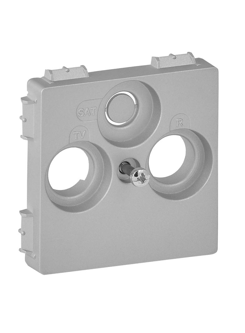 Valena Life Plakietka Do Gniazd Telewizyjnych Stosowanych Przez Operator Telewizji Kablowej Aluminium 754802 LEGRAND