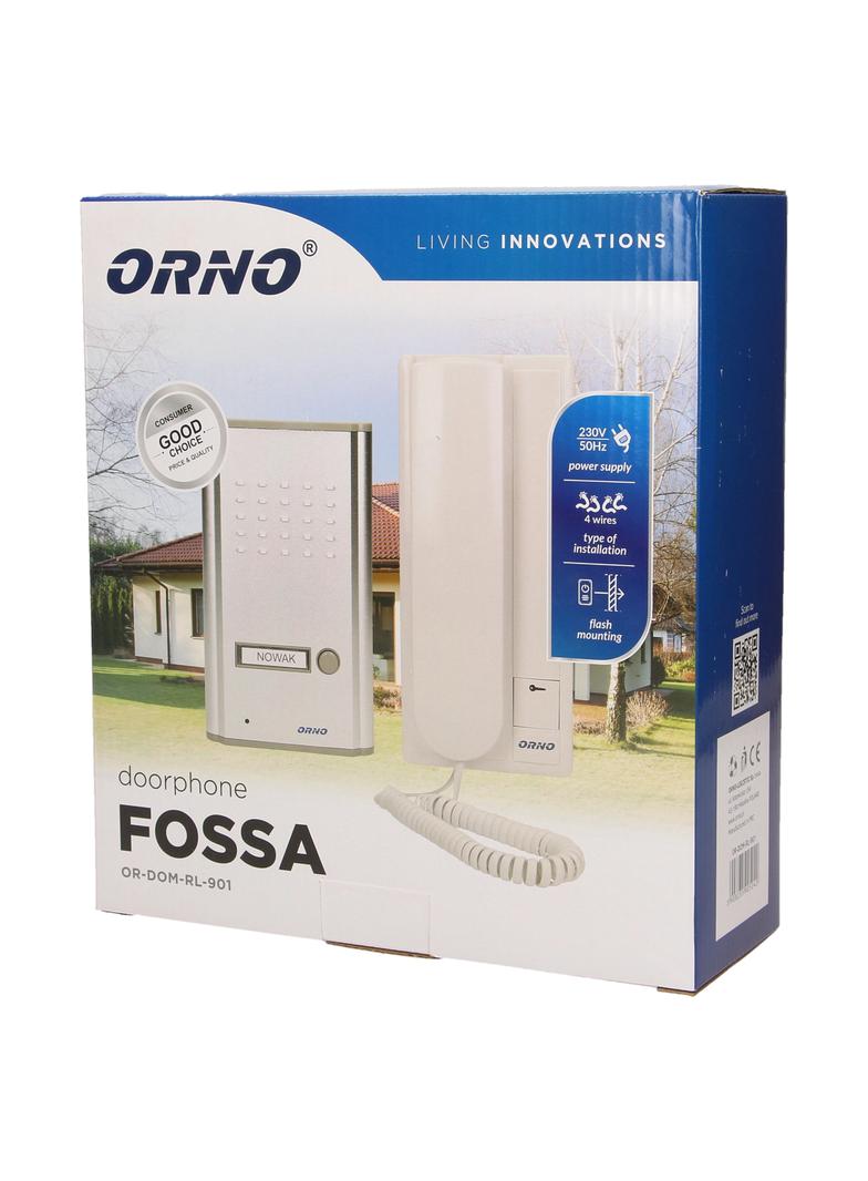 Zestaw domofonowy jednorodziny podtynkowy RL OR-DOM-RL-901 ORNO