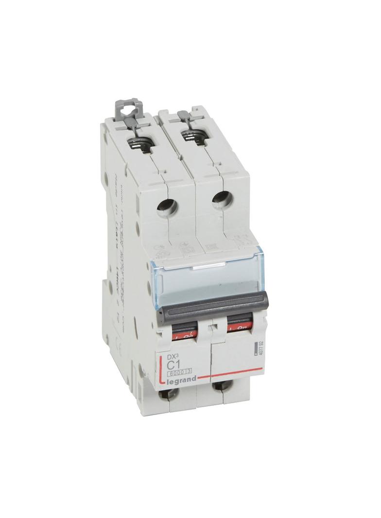 Wyłącznik Nadprądowy S 302 2P C1A 6kA DX3 407792 LEGRAND