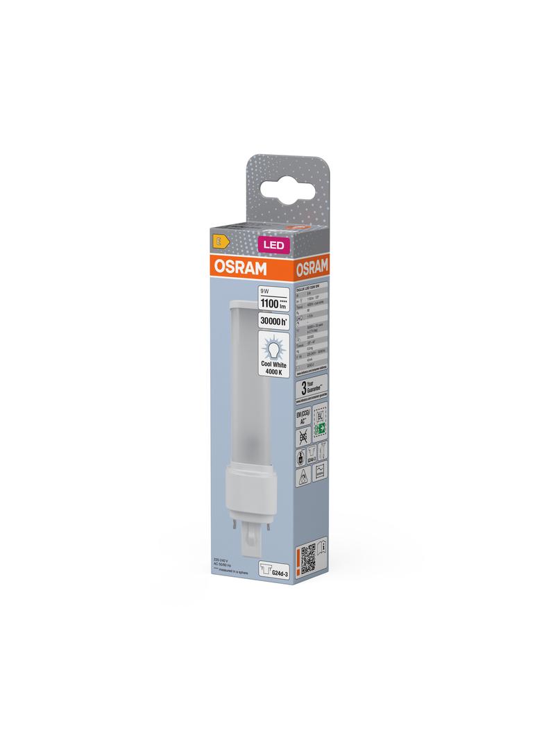 Lampa DULUX D LED FR 26 CCG, AC mains 10W 840 G24d-3