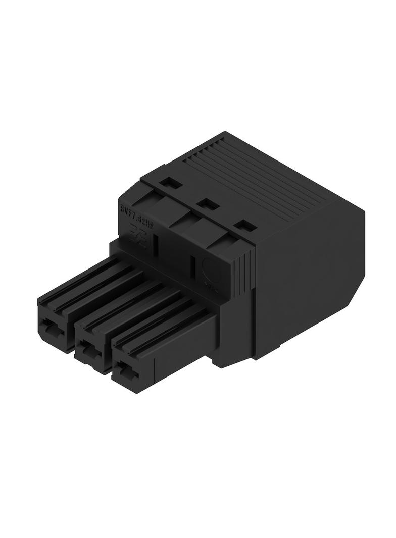 BVF 7.62HP/03/180 SN BK BX Złącze kablowe do płytek drukowanych /65szt./ WEIDMULLER