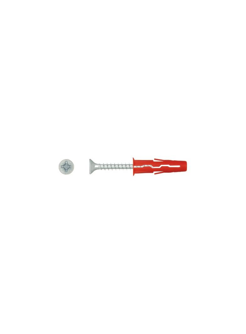 Kołek uniwersalny UNO 6mm z wkrętem 4,0x35mm 100szt. UNO-06+435 RAWLPLUG