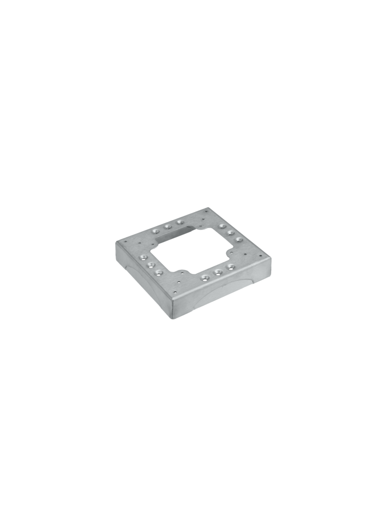 Simon Connect Podstawa 4 nacięcia 85x18mm aluminium