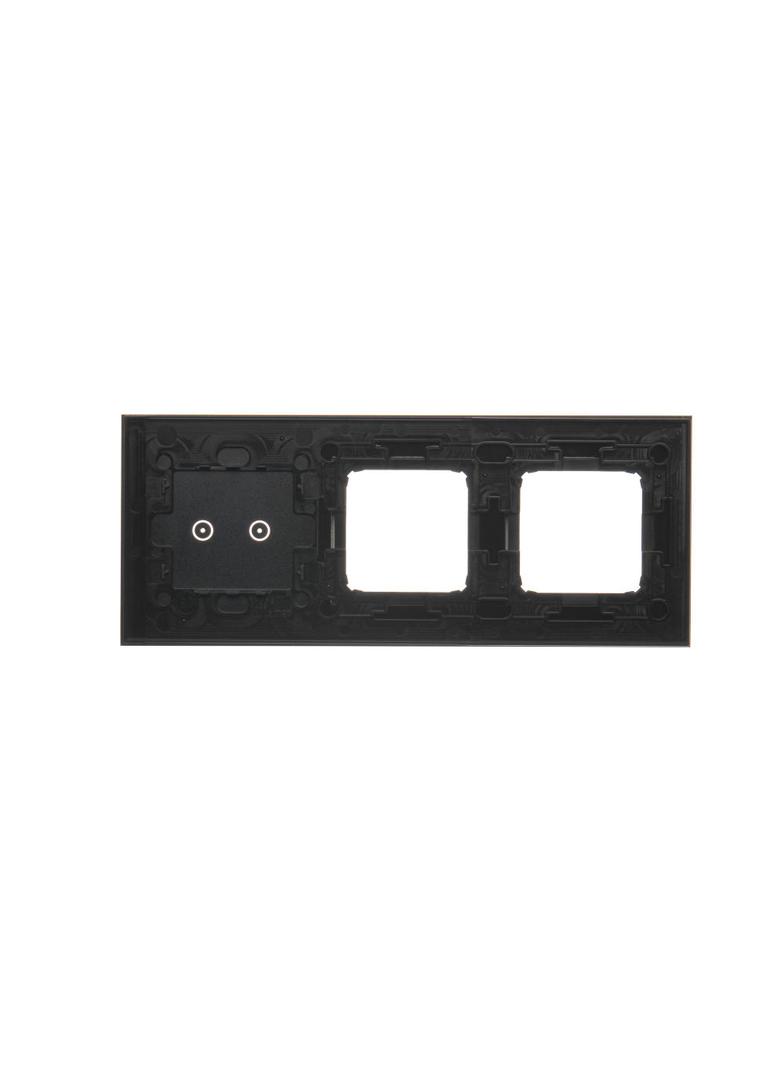 Simon 54 Touch Panel dotykowy S54 Touch 3 moduły 2 pola dotykowe poziome + 2 otwory na osprzęty S54 księżycowa lawa DSTR3200/74 KONTAKT