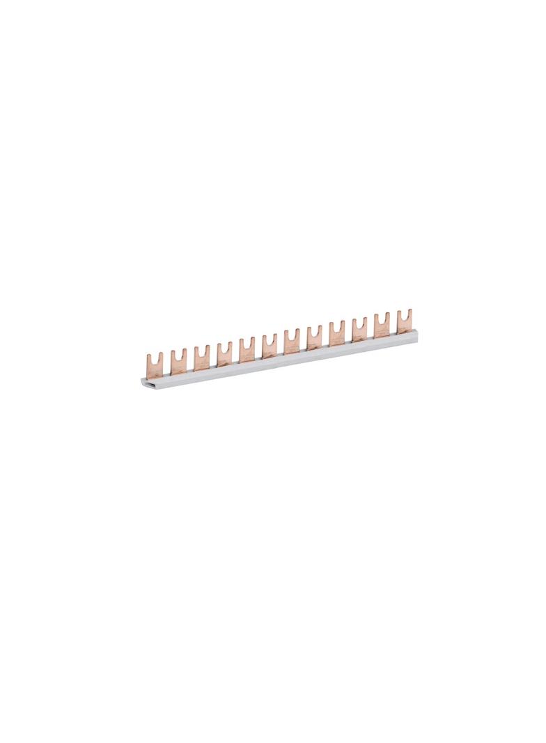 Szyna łączniowa widełkowa 1P 100A 16mm2 (12mod.) IZ16/1F/12/L zagięta 002921060 ETI