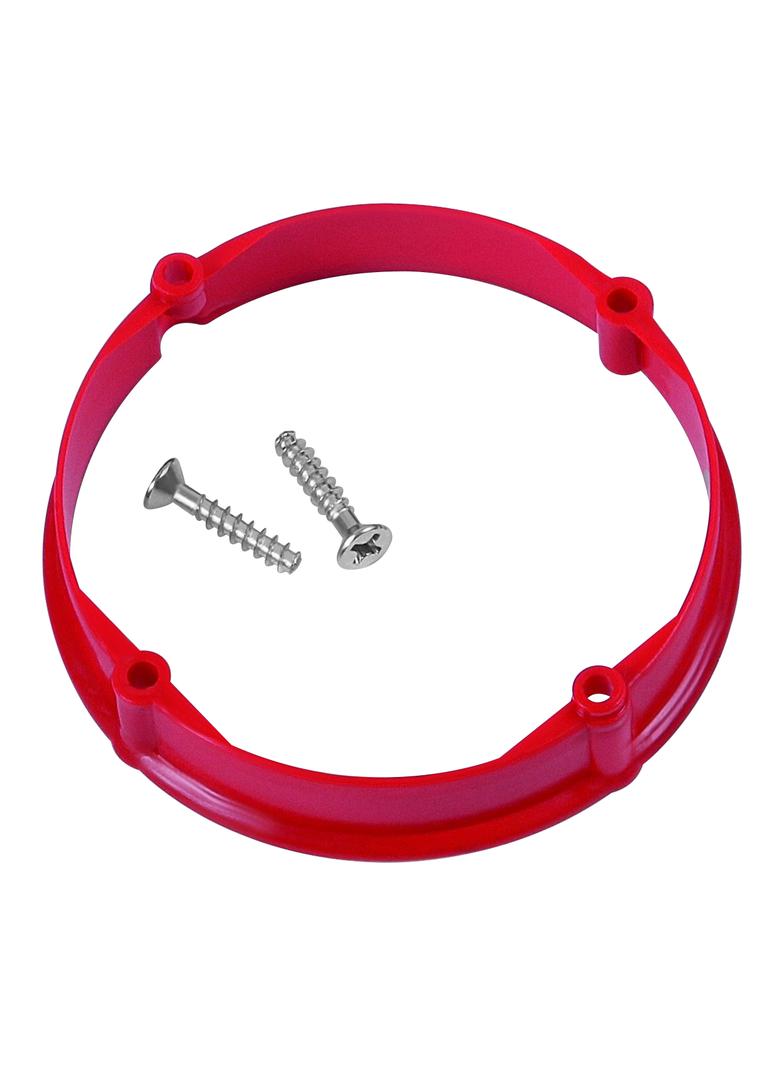 Pierścień dystansowy 12 mm do puszki Ř60, 3 sztuki, śrubki montażowe 6 sztuk