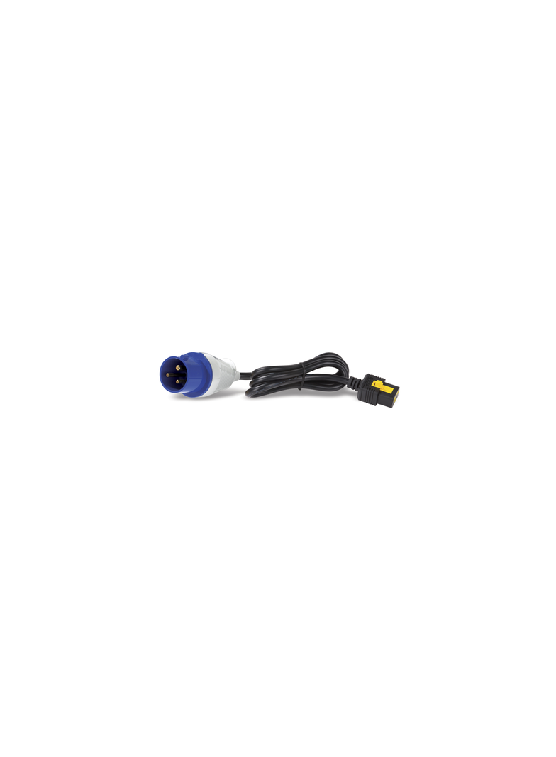 Kabel zasilający 16A o długości 3m z blokadą z C19 na IEC309-16 A