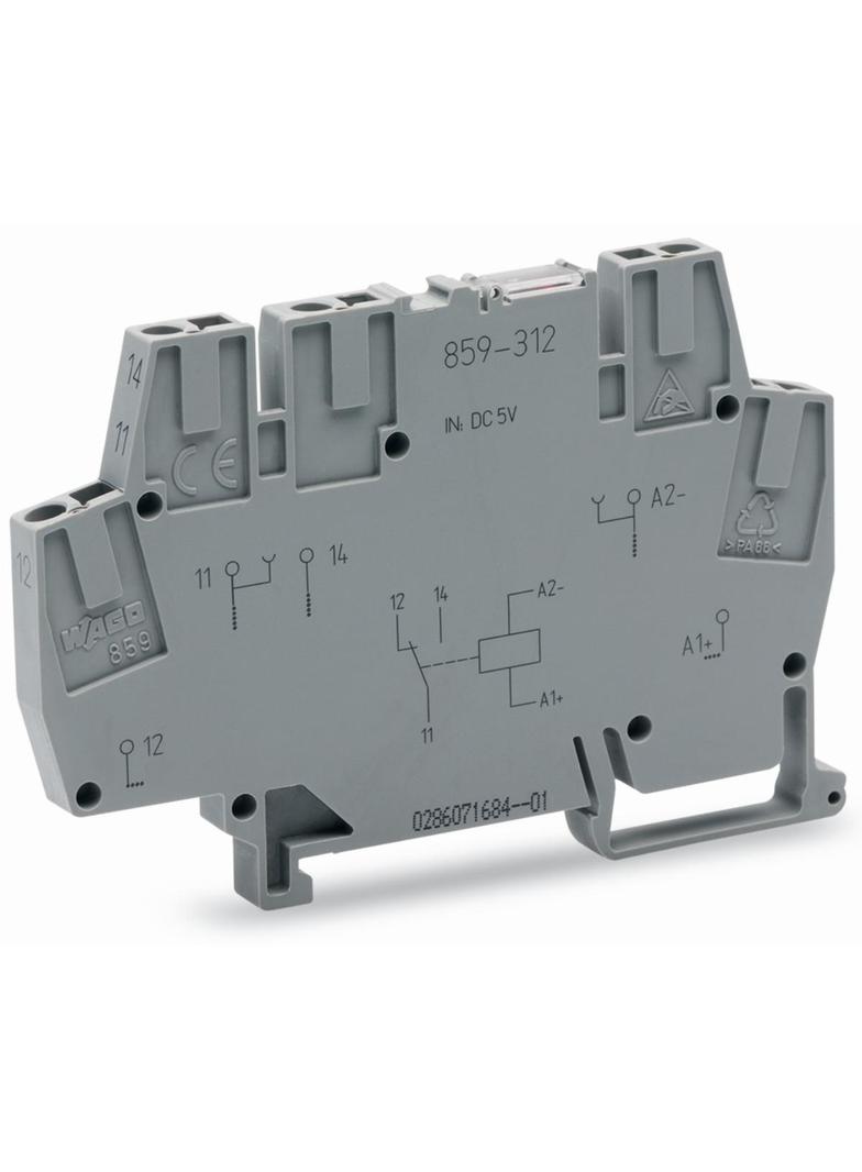 złączka z przekaźnikiem minaturowym 24V DC 1p