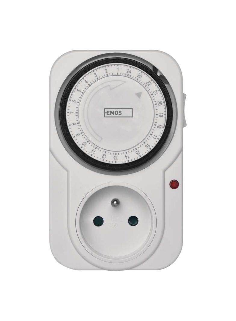 Mechaniczny programator czasowy go gniazdka dobowy wyłącznik czasowy TS-MD3 P5502 EMOS