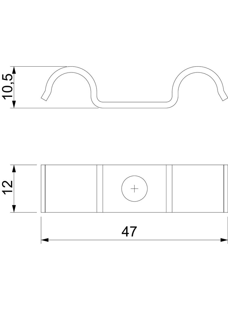 1015 D 10 G Obejma mocująca