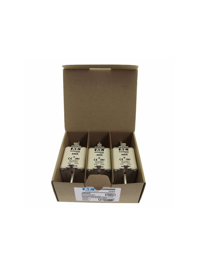 BUSSMANN 450A 500V 2 GG EOU Wkładka NH2 450A 500V GL/GG podwójny wskaźnik 450NHG2B EATON