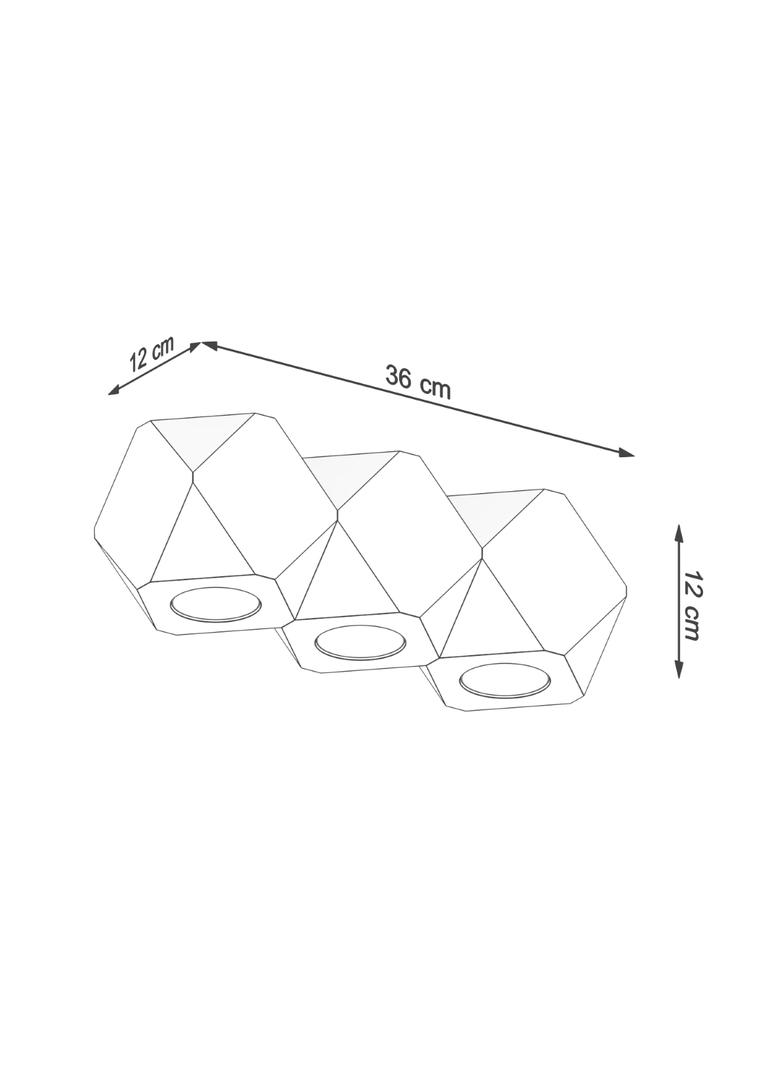 Sollux Plafon WOODY 3 naturalne drewno SL.1010