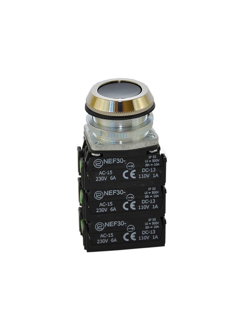 Przycisk NEF30-K4XY czarny W0-NEF30-K 4XY S PROMET