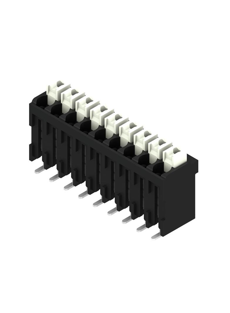 LSF-SMD 3.50/09/180 SN BK RL Zacisk płytki drukowanej, 3.50 mm, Liczba biegunów: 9, Kierunek odejścia przewodu: 180°, PUSH IN /180szt./ 1250440000 WEIDMÜLLER