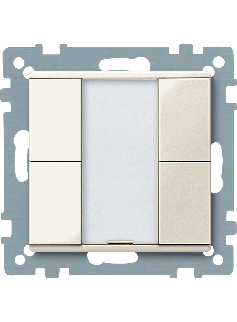 Schneider Electric KNX przycisk natynkowy 2-kr. plus kremowy połysk System M