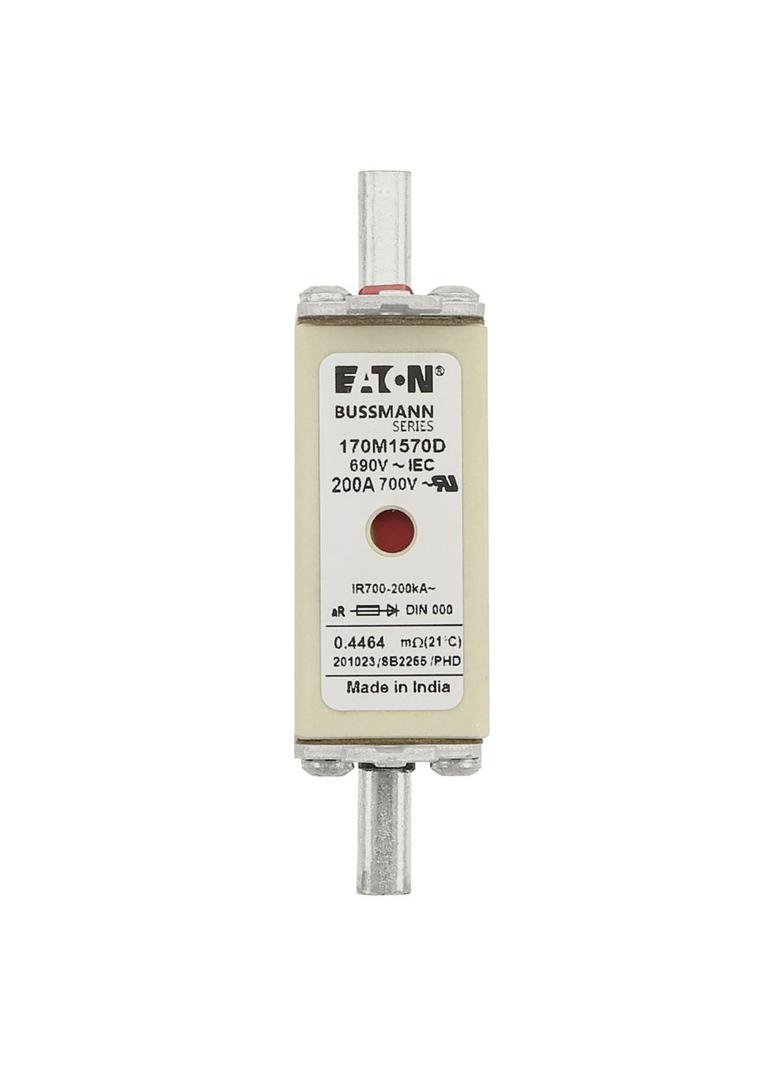 FUSE 200A 690V aR DIN 000 HSDNH Wkładka szybka 200A 690V aR DIN 000 podwójny wskaźnik 170M1570D EATO