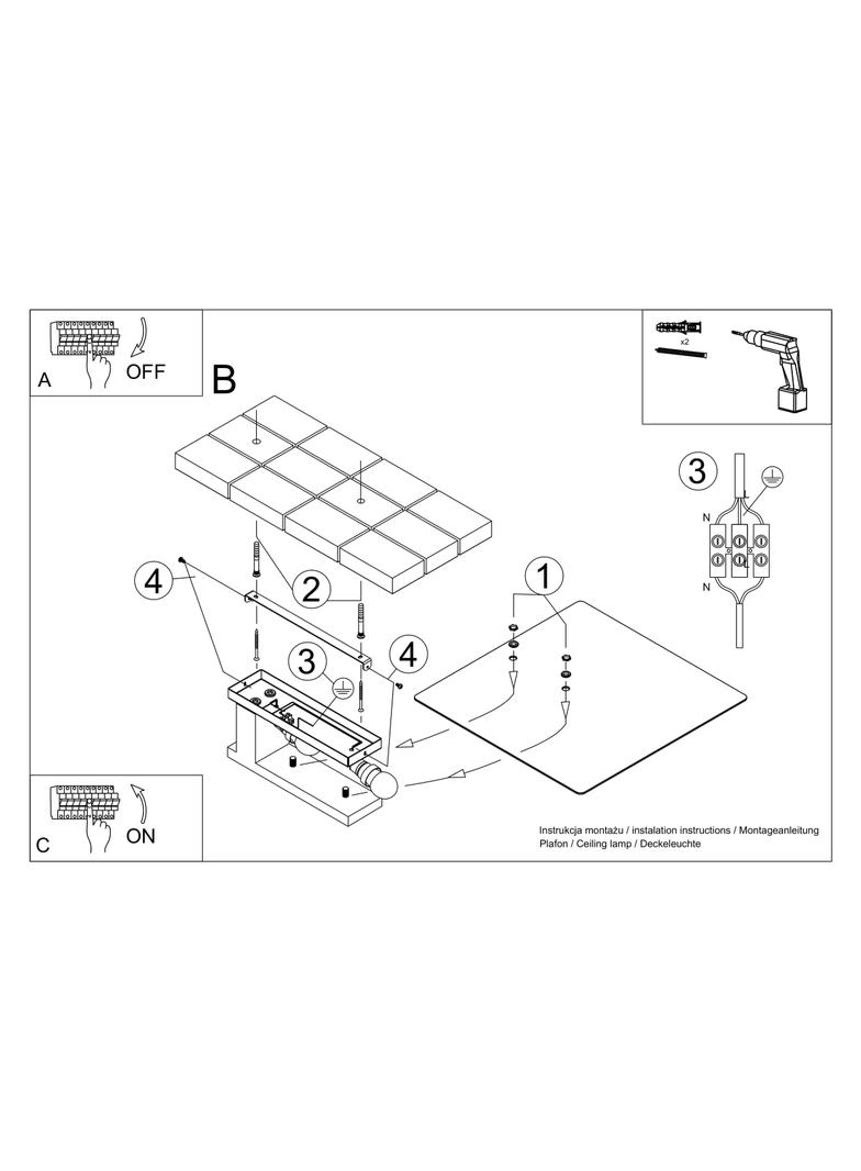 Sollux Plafon LAPPO biały SL.1093