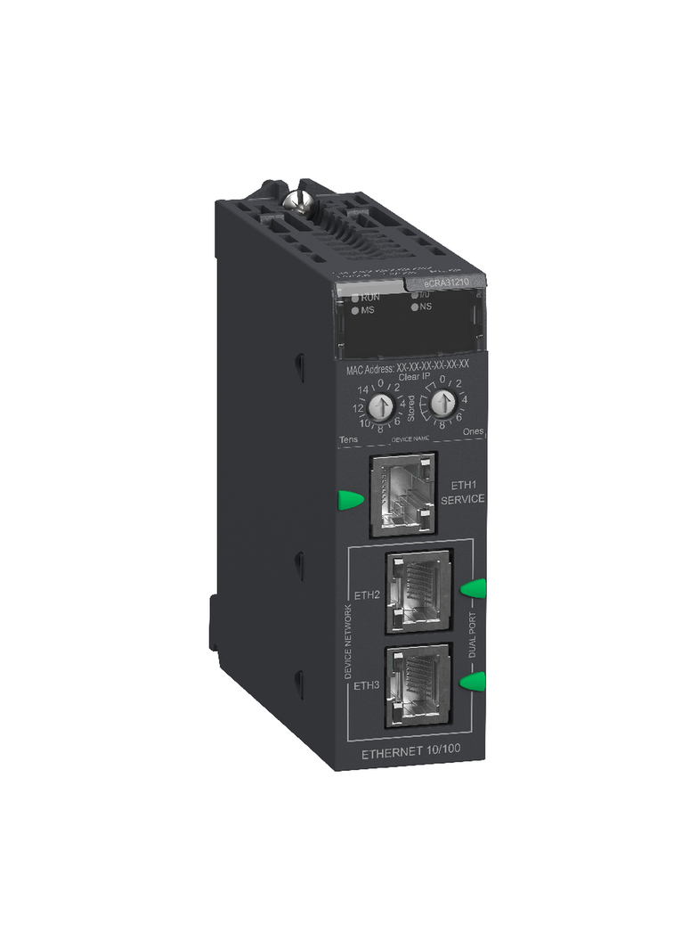 Modicon X80, Adapter DIO Drop, Ethernet, płyta montażowa