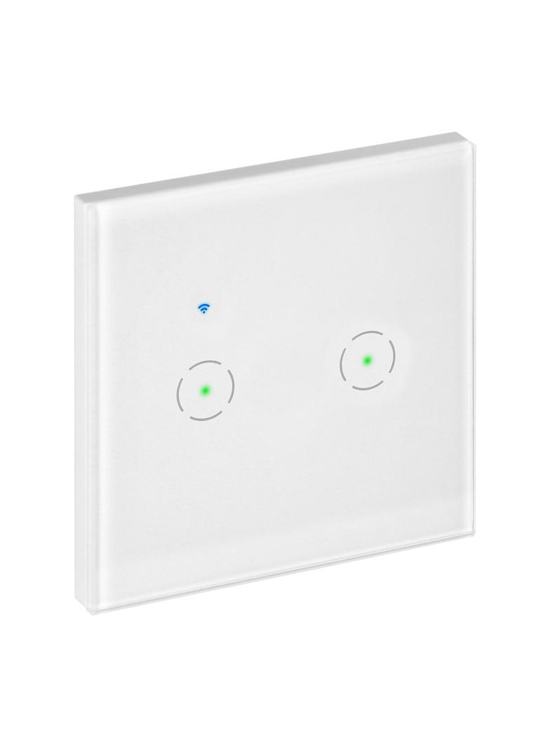 Włącznik podtynkowy podwójny Wi-Fi Tuya Smart Home biały OR-SH-17201/W ORNO