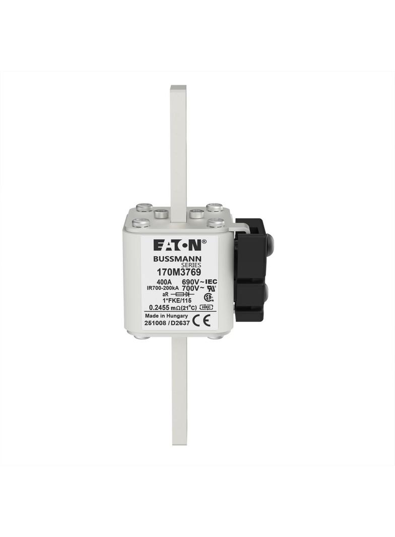 FUSE 400A 690V 1*FKE/115 AR UC Wkładka szybka 400A AC 690V rozmiar 1 45x59x148 mm aR 170M3769 EATON