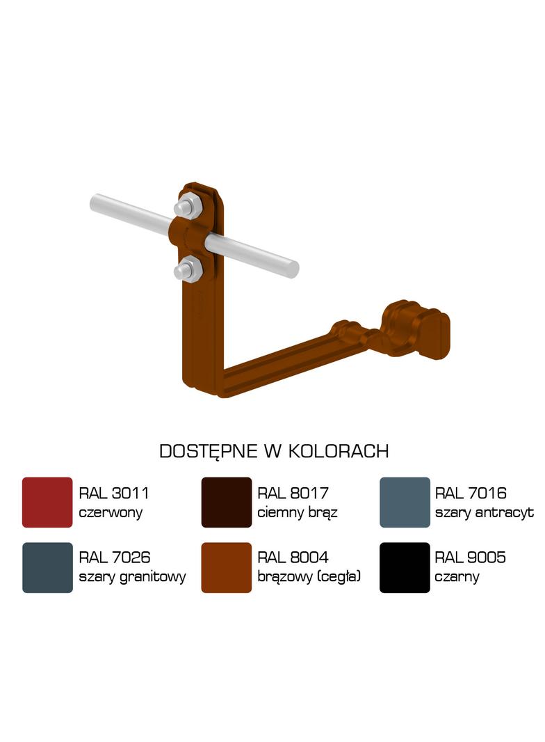 AN-25S/LA/-N Uchwyt dach.prof.pros.Z-śr. WZÓR 20 H=10cm /LA/