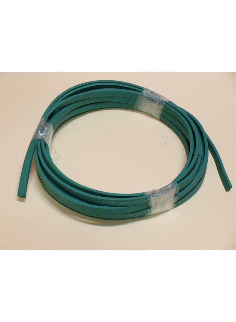 CZĘŚCI DO ŁAŃCUCHA ŚWIETLNEGO Przewód płaski zielony 2 x 1,5 mm2 H05RNH2-F PCE