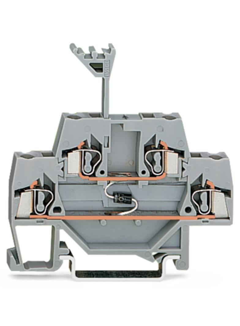 dwupiętrowa złączka diodowa 2,5 mm2