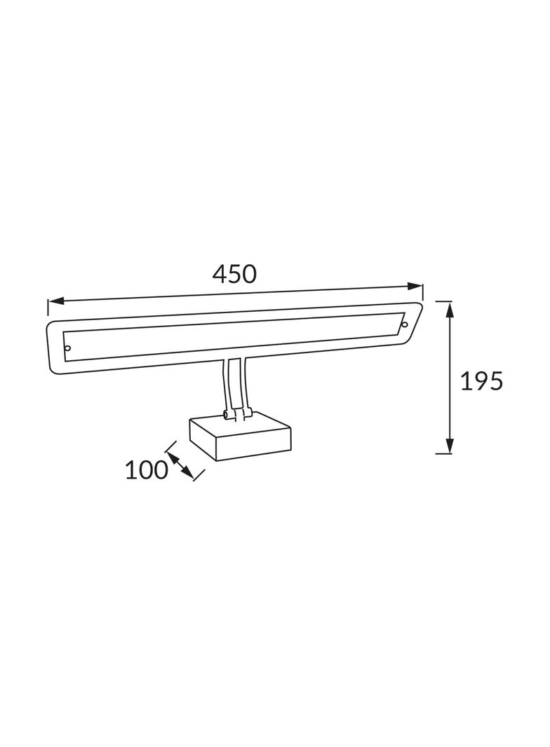 AMELIA LED CHROME 4000K