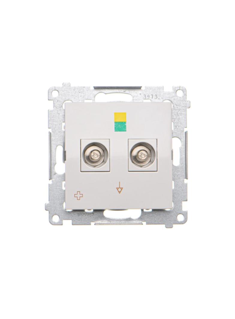 Simon 54 WMDE-012000-011AB Gniazdo ekwipotencjalne podwójne (moduł); antyba