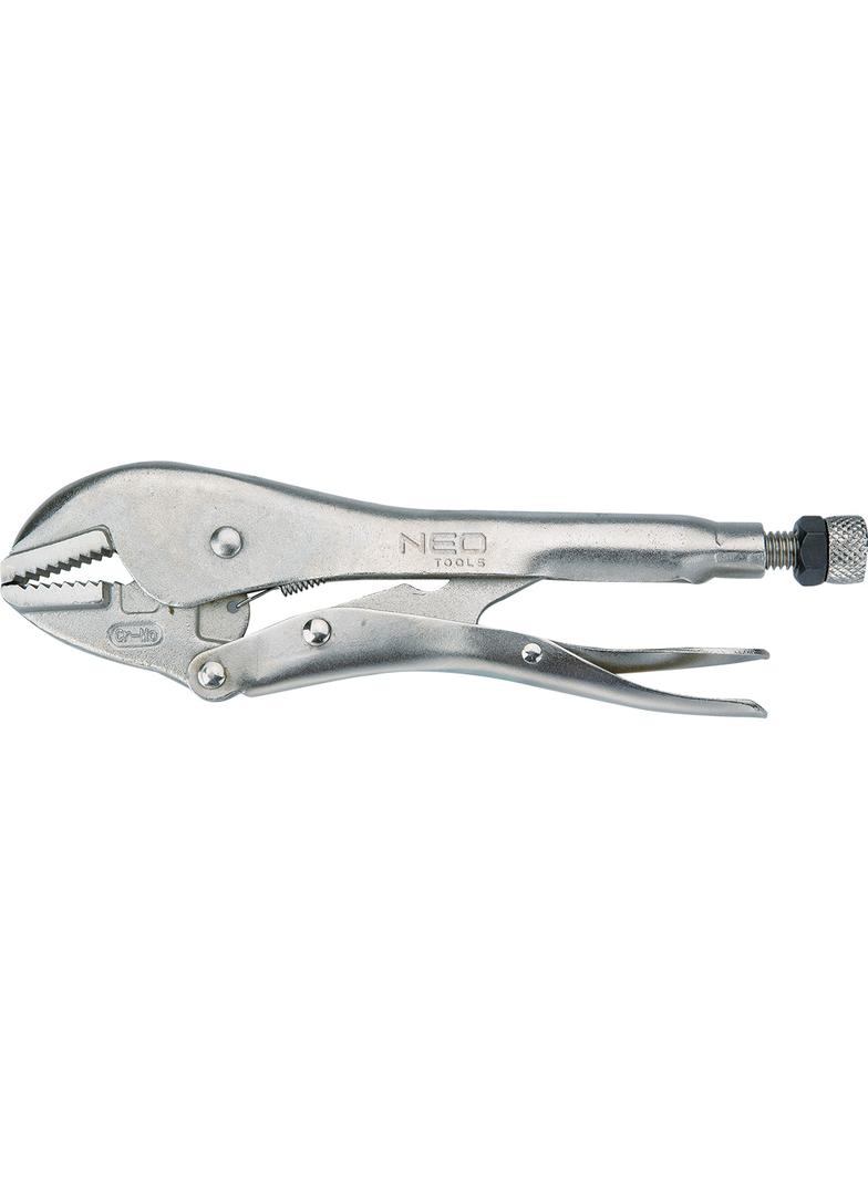 Szczypce zaciskowe uniwersalne 250 mm, proste szczęki