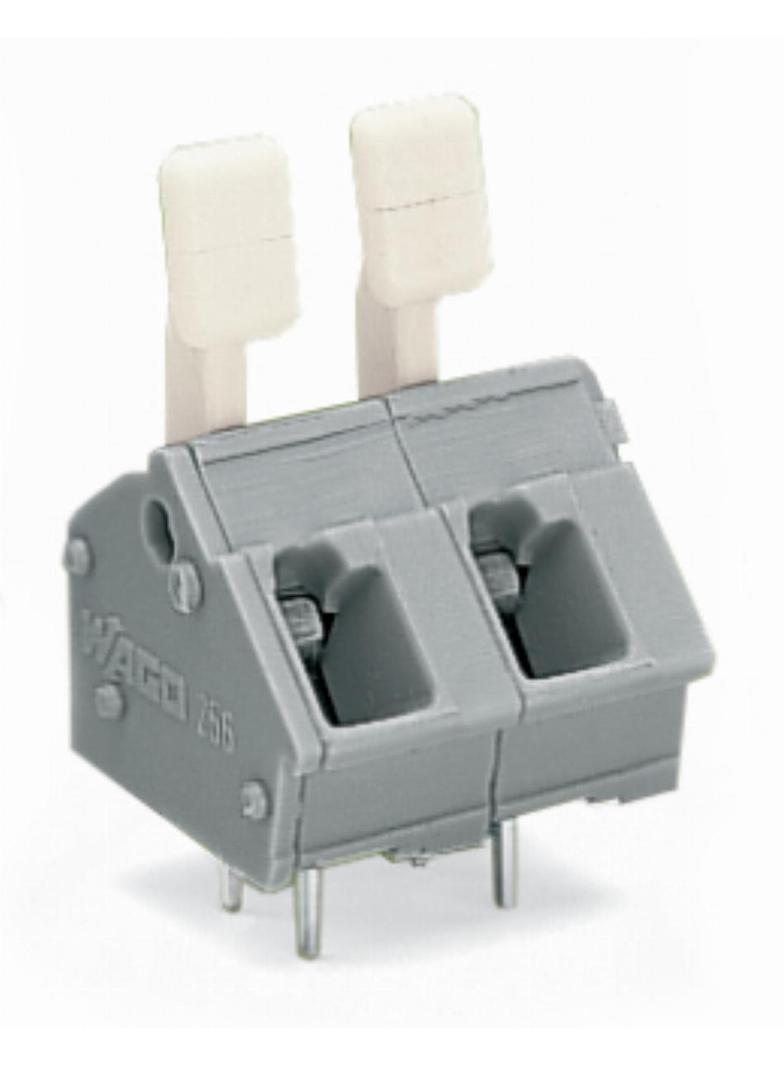 listwa zaciskowa do pł. drukowanych 4-torowa szara raster 7,5/7,62 mm