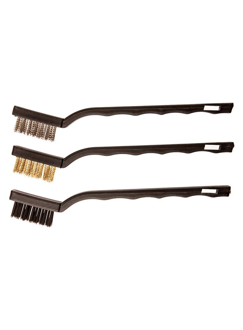 Szczotki 180 mm, miedź/stal/nylon, 3 szt.