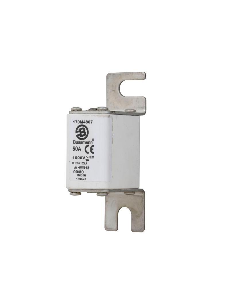 50A 1000V 00/80 aR INDICATOR FUSE Wkładka szybka 50A AC 1000V rozmiar 00 30x47x98 mm aR DIN 170M4807
