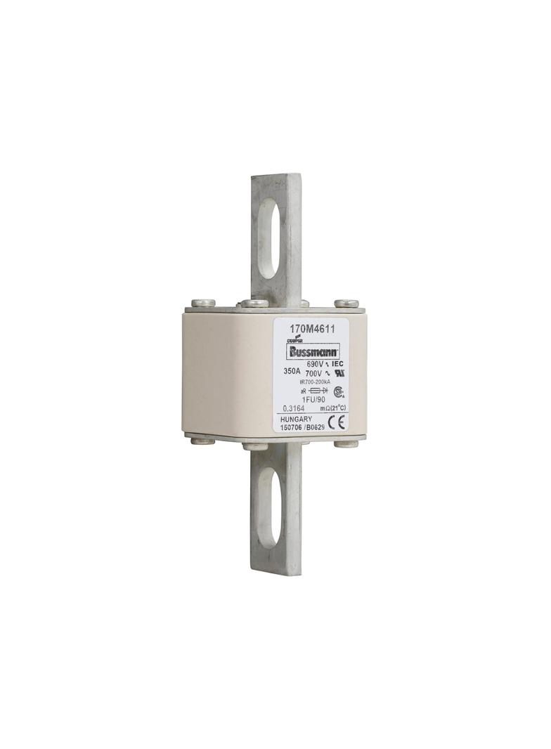 FUSE 350A 690V 1FU/90 AR UC Wkładka szybka 350A AC 690V rozmiar 1 53x69x136 mm aR IEC UL, 170M4611 E